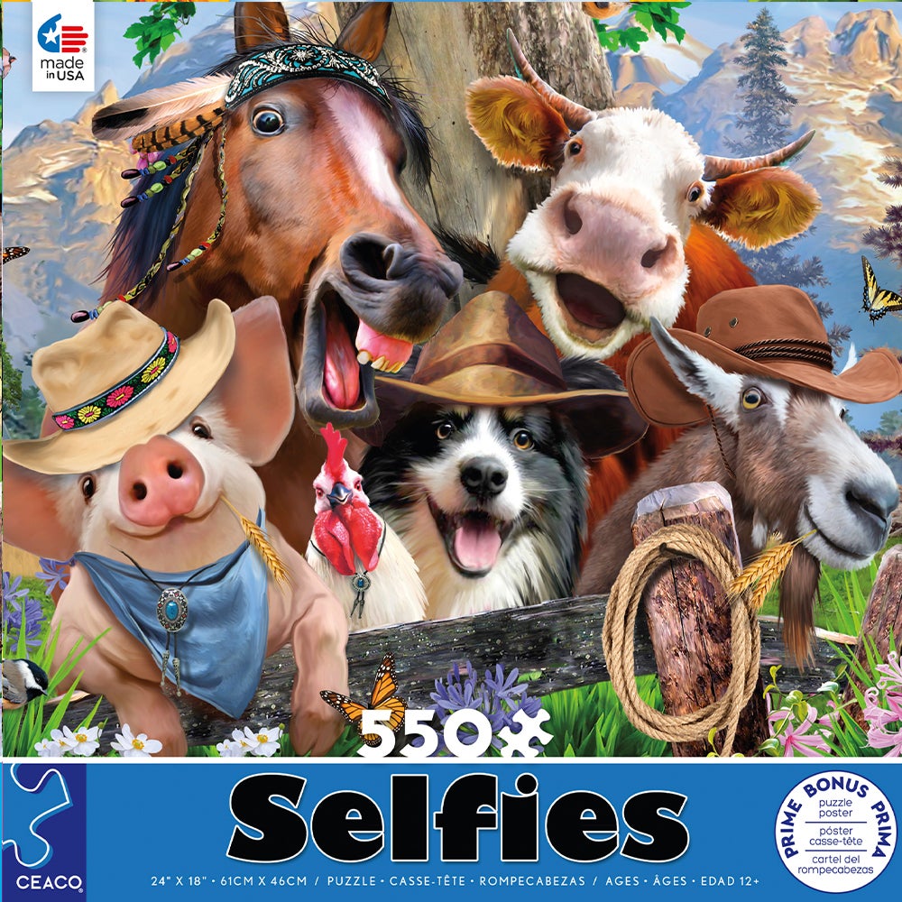 550PC SELFIES PUZZLE ASST (6) BL